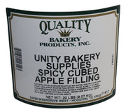 Quality Spicy Cubed Apple Turnover, Donut, Cake & Pastry Filling – 40 pound Bakery Wholesalers
