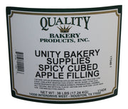 Quality Spicy Cubed Apple Turnover, Donut, Cake & Pastry Filling-20 pound Bakery Wholesalers