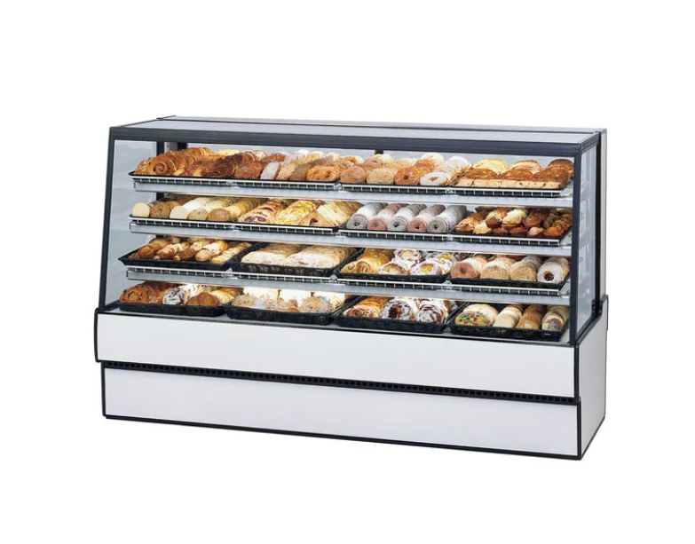 Montana Walnut Exterior Color Non Refrigerated Self-Serve Display Federal SN48SS 48" x 37.75" x 48"