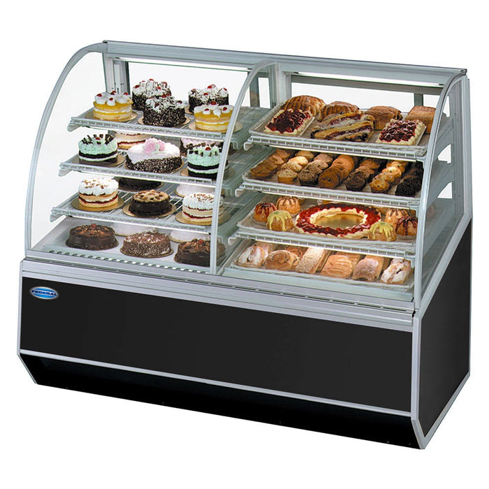 Federal SN773SC Dual Refrigerated/Non Refrigerated Bakery Case 77" x 37.75 x 48"