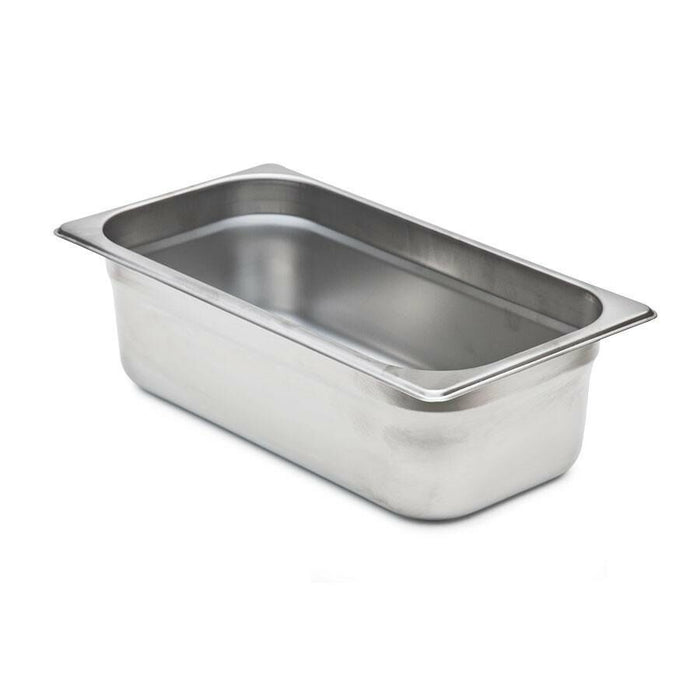 WINCO One Third Size Steam Pan & Slotted Lid, Stainless