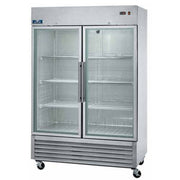 Arctic Air AGR49 54" Two Section Glass Door Reach-In Refrigerator Bakery Wholesalers