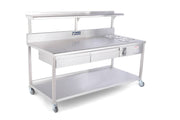 Avalon Donut Finishing / Sugaring Table AFT-96-4-2 Bakery Wholesalers