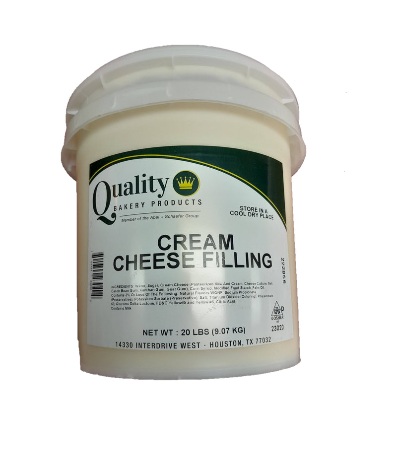 Quality Cream Cheese Filling 20 lb Bakery Wholesalers