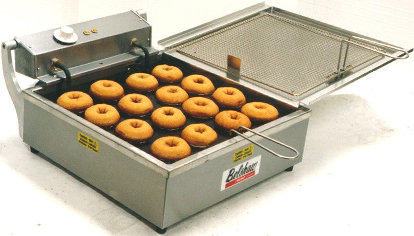 616B Cut-N-Fry for Donuts - Includes Depositor, Plunger, Cylinder, Mount, and Fryer