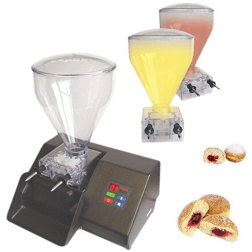 Belshaw Jelly Filler - AutoFiller Donut Injector with one 6 quart hopper and nozzles Bakery Wholesalers
