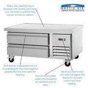 Arctic Air ARCB48 50" Two Drawer Refrigerated Chef Base Bakery Wholesalers