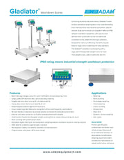 Gladiator Washdown Scales GGB65AH Bakery Wholesalers