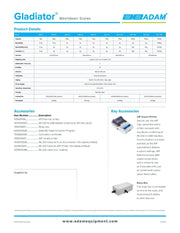 Gladiator Washdown Scales GGS 16A Bakery Wholesalers