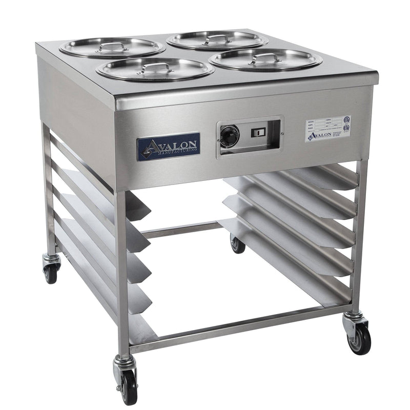 Avalon (HI24-30) Hot Icing Station (4) Well Icer with optional Pan Slides Bakery Wholesalers
