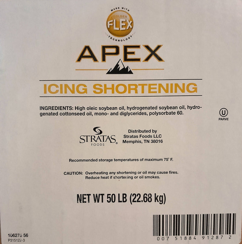 APEX Icing Shortening / Cake Icing / Donut Filling  - APEX 106275 56 by Stratus Bakery Wholesalers