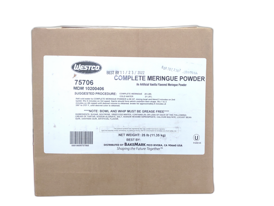 Westco Complete Merengue en polvo 25 libras