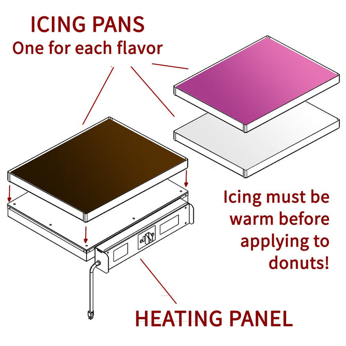 Heating panel for HI24F