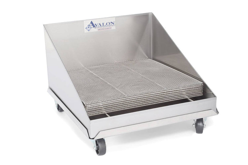 ASSD24 Stainless Steel 24" X 24" Avalon Fry Screen Drain Bakery Wholesalers