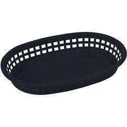 Donut/Sandwich Serving Basket-SOLD BY THE DOZEN- Black Bakery Wholesalers